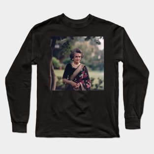 Indira Gandhi Long Sleeve T-Shirt